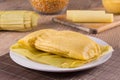 Pamonha. Brazilian Corn Snack Royalty Free Stock Photo