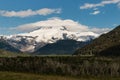 Pampa Linda with Tronador mountain and glacier