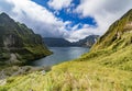 Pinatubo volcano crater, Philippines Royalty Free Stock Photo