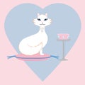 Pampered Cat Royalty Free Stock Photo