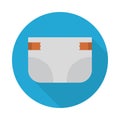 Pampers reception vector flat icon
