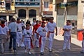 The festival of San FermÃÂ­ÃÂ­n in Pamplona, Spain.