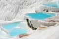 Pamukkale basins Royalty Free Stock Photo