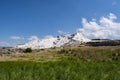 Pamukkale, Denizli, Turkey, travertine terraces, Cotton Castle, white, hot springs, thermal, spa, green, nature, carbonate mineral