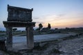 Hierapolis, Pamukkale, Denizli, Turkey, necropolis, ancient city, ruins, Holy City, roman empire, classical, temple, museum Royalty Free Stock Photo