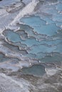 Pamukkale, Denizli, Turkey, travertine terraces, Cotton Castle, white, hot springs, thermal, spa, green, nature, carbonate mineral