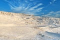 Pamukkale - travertine pools and terraces Royalty Free Stock Photo