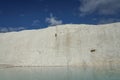 Pamukkale Travertine pools and terraces in Turkey Royalty Free Stock Photo