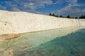 Pamukkale Travertine pools and terraces in Turkey Royalty Free Stock Photo