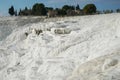 Pamukkale Travertine pools and terraces in Turkey Royalty Free Stock Photo