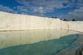 Pamukkale Travertine pools and terraces in Turkey Royalty Free Stock Photo