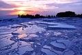 Pamukkale travertine terraces Royalty Free Stock Photo