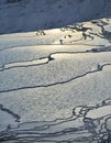 Pamukkale travertine terraces Royalty Free Stock Photo