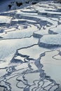 Pamukkale travertine terraces Royalty Free Stock Photo