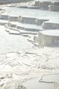 Pamukkale travertine terraces Royalty Free Stock Photo