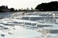 Pamukkale travertine terraces Royalty Free Stock Photo