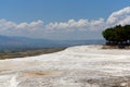 Pamukkale travertine terraces, Turkey Royalty Free Stock Photo