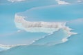 Pamukkale travertines pools and terraces. Denizli, Turkey. Royalty Free Stock Photo