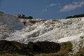 Pamukkale cotton castle tourist place near Denizli and Izmir.