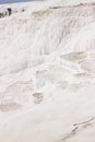 Pamukkale, Turkey. View of the white salt terraces. Royalty Free Stock Photo