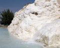 Pamukkale in Turkeyy Royalty Free Stock Photo