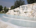 Pamukkale in Turkeyy Royalty Free Stock Photo