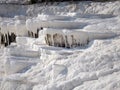 Pamukkale in Turkeyy Royalty Free Stock Photo