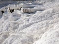 Pamukkale in Turkeyy Royalty Free Stock Photo