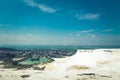 Pamukkale Turkish mineral calcium pool. The site is a UNESCO Wo