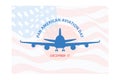 Pan American aviation day theme poster, Suitable for Poster , Banners, campaign and greeting card,