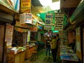 pan card service center in India at market board hanging in India dec 2019