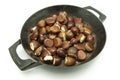Pan with chestnuts