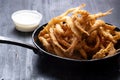 pan of crispy whitebait Royalty Free Stock Photo
