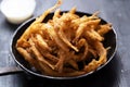 pan of crispy whitebait Royalty Free Stock Photo