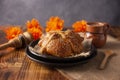 Pan de Muerto con ajonjoli