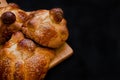 Pan de Muerto Mexico, Mexican sweet Bread during Day of the Dead festivities Royalty Free Stock Photo