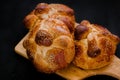 Pan de Muerto Mexico, Mexican sweet Bread during Day of the Dead festivities Royalty Free Stock Photo