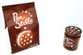 Pan di Stelle cocoa cookies and chocolate hazelnut spread jar