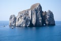 Pan di Zucchero rocks in the sea, in Masua (Nedida), Sardinia. D