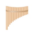 Pan flute Royalty Free Stock Photo