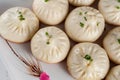 Pan-Fried Baozi Royalty Free Stock Photo