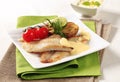 Pan fried fish fillets