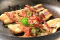 Pan fried fish fillets Royalty Free Stock Photo