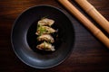 Pan fried gyoza