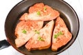 Pan fried lunchmeat