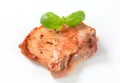 Pan-fried pork chop Royalty Free Stock Photo