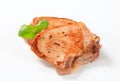 Pan-fried pork chop Royalty Free Stock Photo
