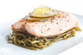 Pan-fried Salmon Royalty Free Stock Photo