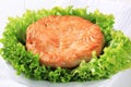 Pan fried salmon patty