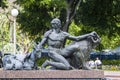 The Pan God and goats sculpture of Archibald Fountain